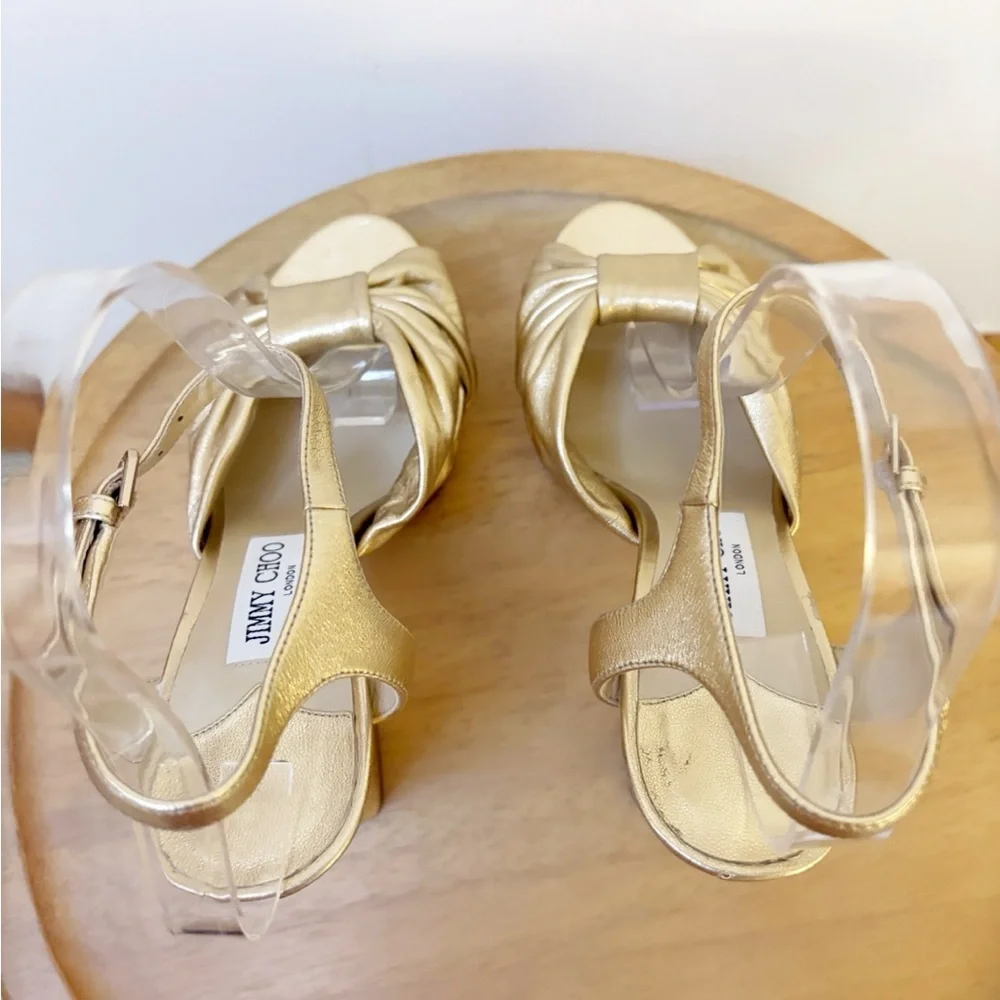 Jimmy Choo Heloise Platform Heel Sandals - Picture 15 of 16